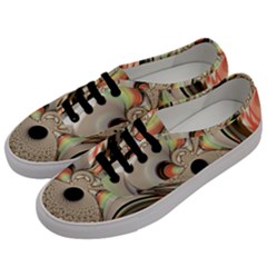 Fractal Background Pattern Texture Abstract Design Abstract Men s Classic Low Top Sneakers