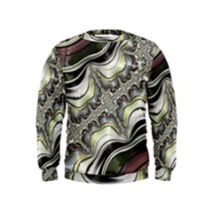 Fractal Background Pattern Texture Abstract Design Art Kids  Sweatshirt
