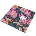 Retro Botanical Flowers Wooden Puzzle Square View2