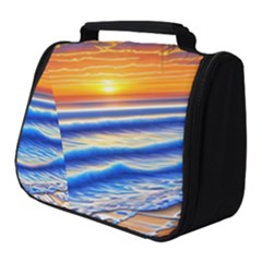 Summer Sunset Surf Full Print Travel Pouch (small) by GardenOfOphir