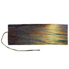 Sunset At The Surf Roll Up Canvas Pencil Holder (m)