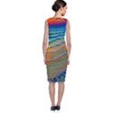 Modern Sunset Over The Ocean Classic Sleeveless Midi Dress View2