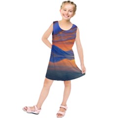Glorious Sunset Kids  Tunic Dress by GardenOfOphir