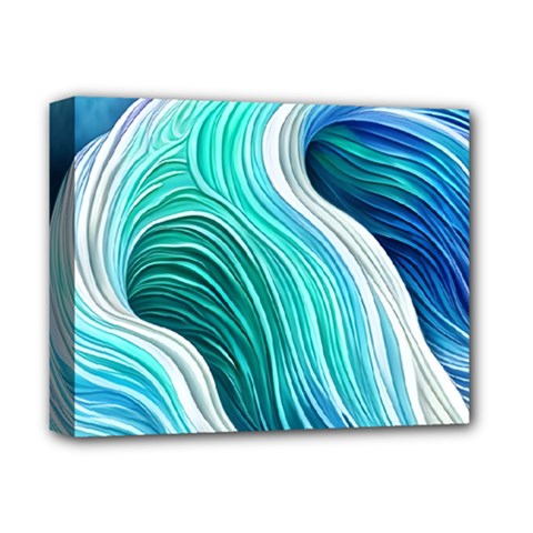 The Power Of The Ocean Iii Deluxe Canvas 14  X 11  (stretched) by GardenOfOphir