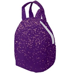 Purple Glittery Backdrop Scrapbooking Sparkle Travel Backpacks