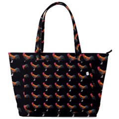 Background Pattern Chicken Fowl Cockerel Livestock Back Pocket Shoulder Bag 