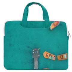 Dock Macbook Pro 13  Double Pocket Laptop Bag by artworkshop