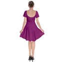 Plum Velvet	 - 	Short Sleeve Bardot Dress View2