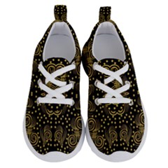 Pattern Seamless Gold 3d Abstraction Ornate Running Shoes