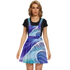 Majestic Ocean Waves Apron Dress by GardenOfOphir