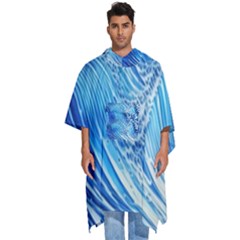 Wave Beach Iii Men s Hooded Rain Ponchos by GardenOfOphir