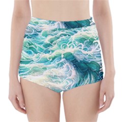 The Endless Sea High-waisted Bikini Bottoms by GardenOfOphir