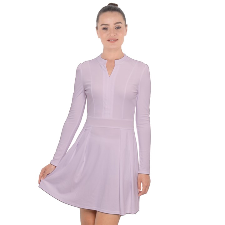 Primrose Pink	 - 	Long Sleeve Panel Dress