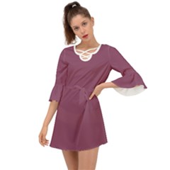 Twilight Lavender Purple	 - 	criss Cross Mini Dress by ColorfulDresses