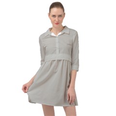 Harbor Grey	 - 	mini Skater Shirt Dress by ColorfulDresses