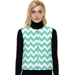 Chevron Pattern Giftt Women s Short Button Up Puffer Vest