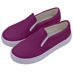 Magenta Haze Purple	 - 	canvas Slip Ons by ColorfulShoes