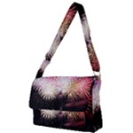 Firework Full Print Messenger Bag (L)