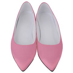 Carnation Pink	 - 	low Heels by ColorfulShoes