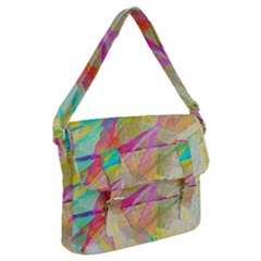 Abstract-14 Buckle Messenger Bag