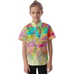Abstract-14 Kids  Short Sleeve Shirt