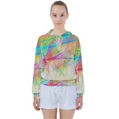 Abstract-14 Women s Tie Up Sweat by nateshop