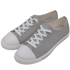 Smoke Grey	 - 	low Top Canvas Sneakers by ColorfulShoes