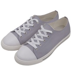 Harbor Mist Grey	 - 	low Top Canvas Sneakers by ColorfulShoes