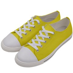Blazing Yellow	 - 	low Top Canvas Sneakers by ColorfulShoes