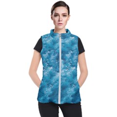 Blue Water Speech Therapy Women s Puffer Vest by artworkshop