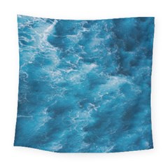 Blue Water Speech Therapy Square Tapestry (large) by artworkshop