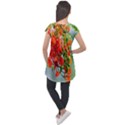 Gathering Sping Flowers Wallpapers Cap Sleeve High Low Top View2