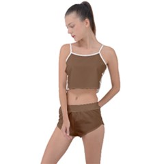 Brown Bear	 - 	summer Cropped Co-ord Set