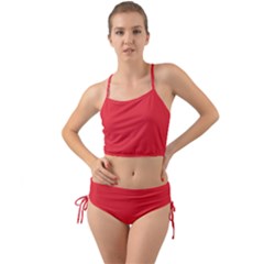 Rose Madder Red	 - 	mini Tank Bikini Set