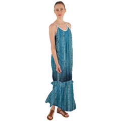 Forest Birch Nature Autumn Masuria Cami Maxi Ruffle Chiffon Dress