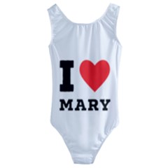 I Love Mary Kids  Cut-out Back One Piece Swimsuit by ilovewhateva