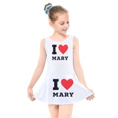 I Love Mary Kids  Skater Dress Swimsuit by ilovewhateva