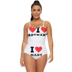 I Love Mary Retro Full Coverage Swimsuit by ilovewhateva