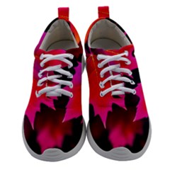 Leaves Purple Autumn Evening Sun Abstract Women Athletic Shoes