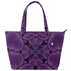 Geometric Shapes Geometric Pattern Flower Pattern Art Back Pocket Shoulder Bag  by Ravend