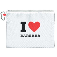 I Love Barbara Canvas Cosmetic Bag (xxl)