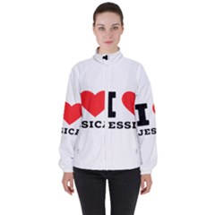 I Love Jessica Women s High Neck Windbreaker by ilovewhateva