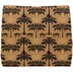 Ai Generated Camels Palm Trees Pattern Seat Cushion