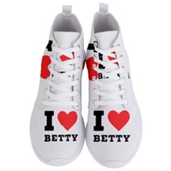 I Love Betty Men s Lightweight High Top Sneakers by ilovewhateva