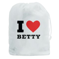 I Love Betty Drawstring Pouch (3xl)