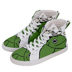 Frog With A Cowboy Hat Men s Hi-top Skate Sneakers by Teevova