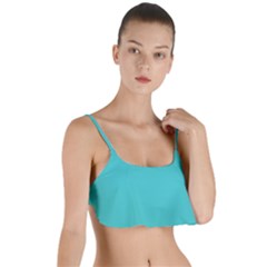 Jellyfish Blue	 - 	layered Top Bikini Top