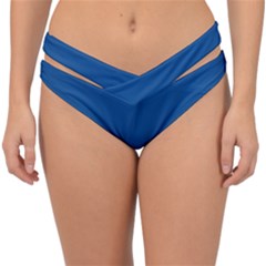 Yale Blue	 - 	double Strap Halter Bikini Bottoms by ColorfulSwimWear