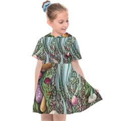 Craft Mushroom Kids  Sailor Dress by GardenOfOphir