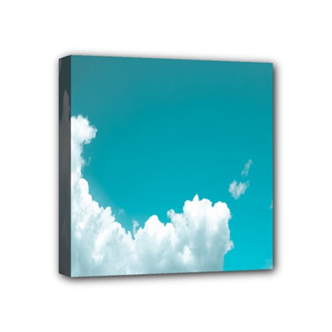 Clouds Hd Wallpaper Mini Canvas 4  X 4  (stretched) by artworkshop